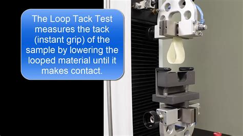 Loop Tack Tester|loop tack test method.